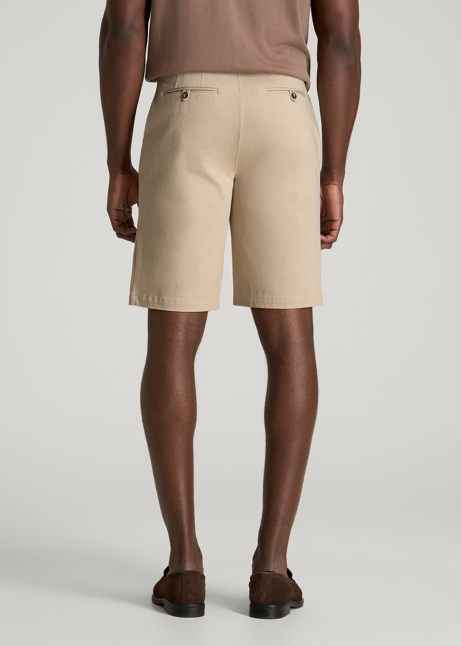Stretch Commuter Chino Shorts for Tall Men | American Tall