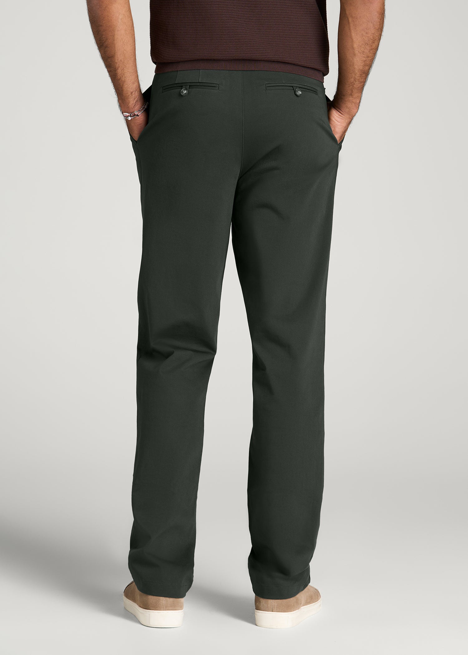 Pleated Chino Pants for Tall Men | American Tall