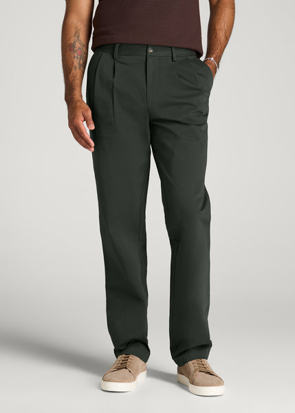 Pleated Chino Pants for Tall Men | American Tall