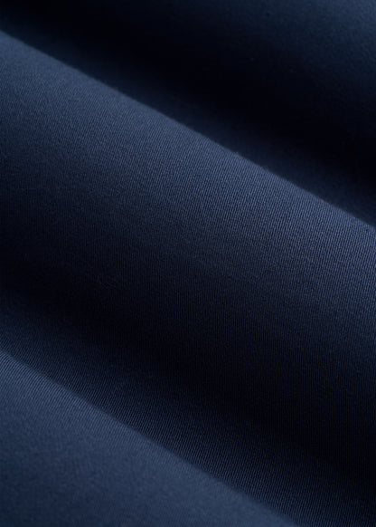 Stretch Commuter Pleated Chinos for Tall Men in Navy Blue