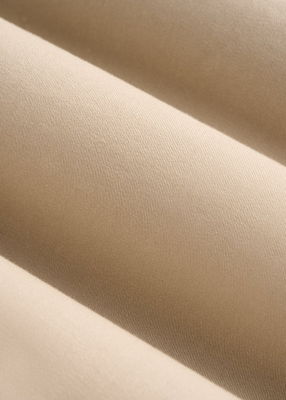 Stretch Commuter Pleated Chinos for Tall Men in Warm Taupe