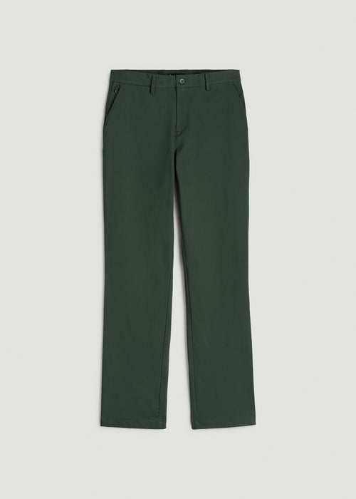 4 Way Stretch Commuter RELAXED Chino Pants for Tall Men in Boreal Forest