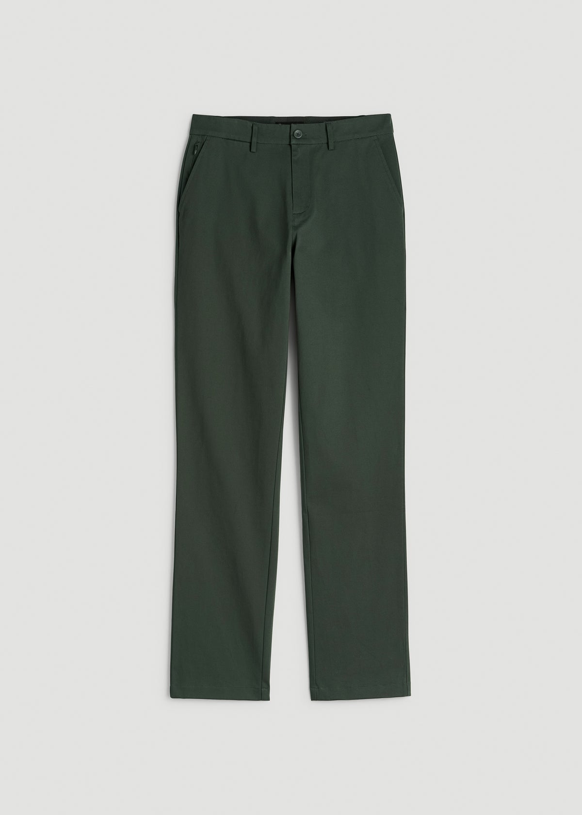 4-Way Stretch Commuter Straight Chino Pants for Tall Men in Boreal Forest