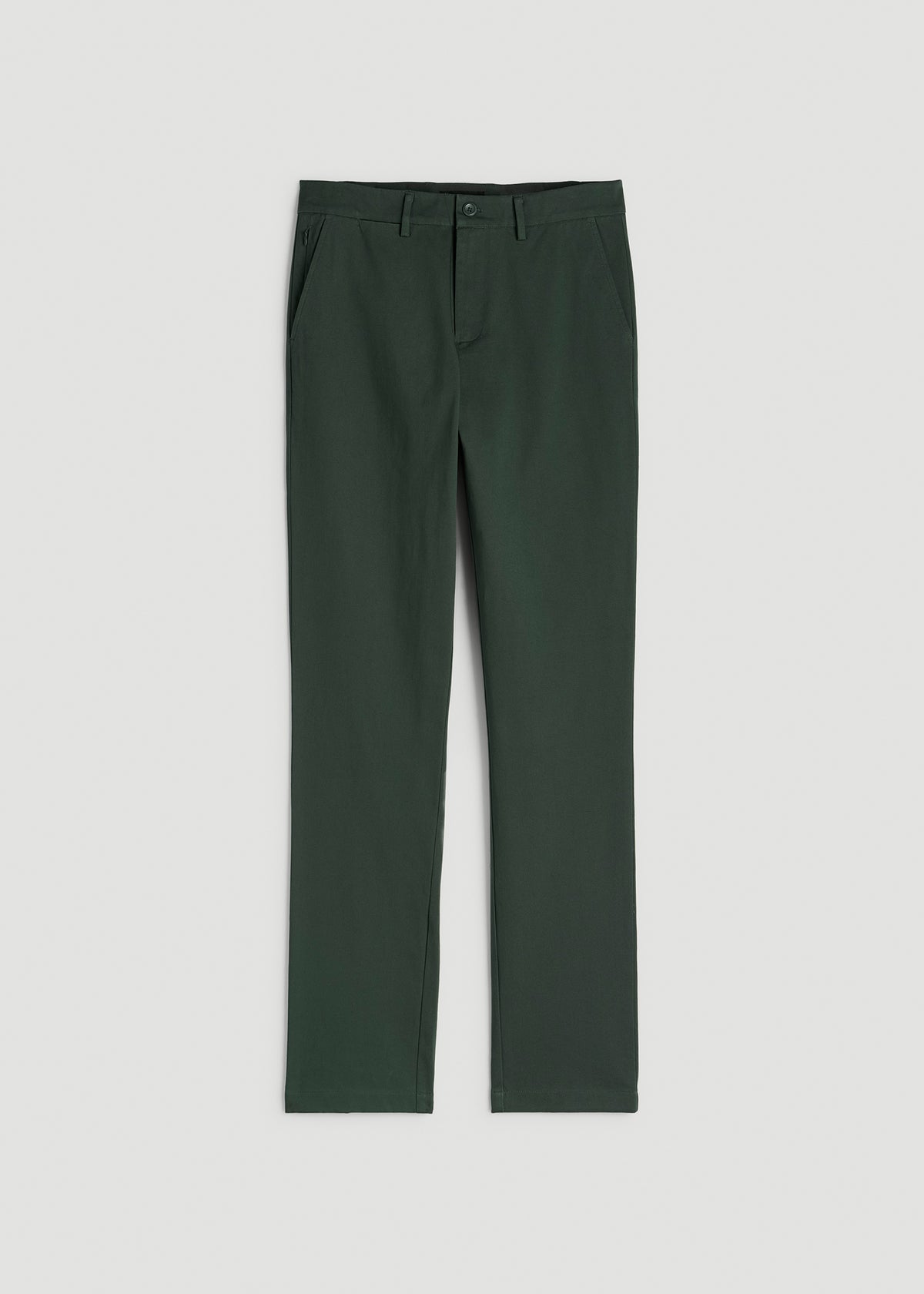 4-Way Stretch Commuter Tapered Chino Pants for Tall Men in Boreal Forest
