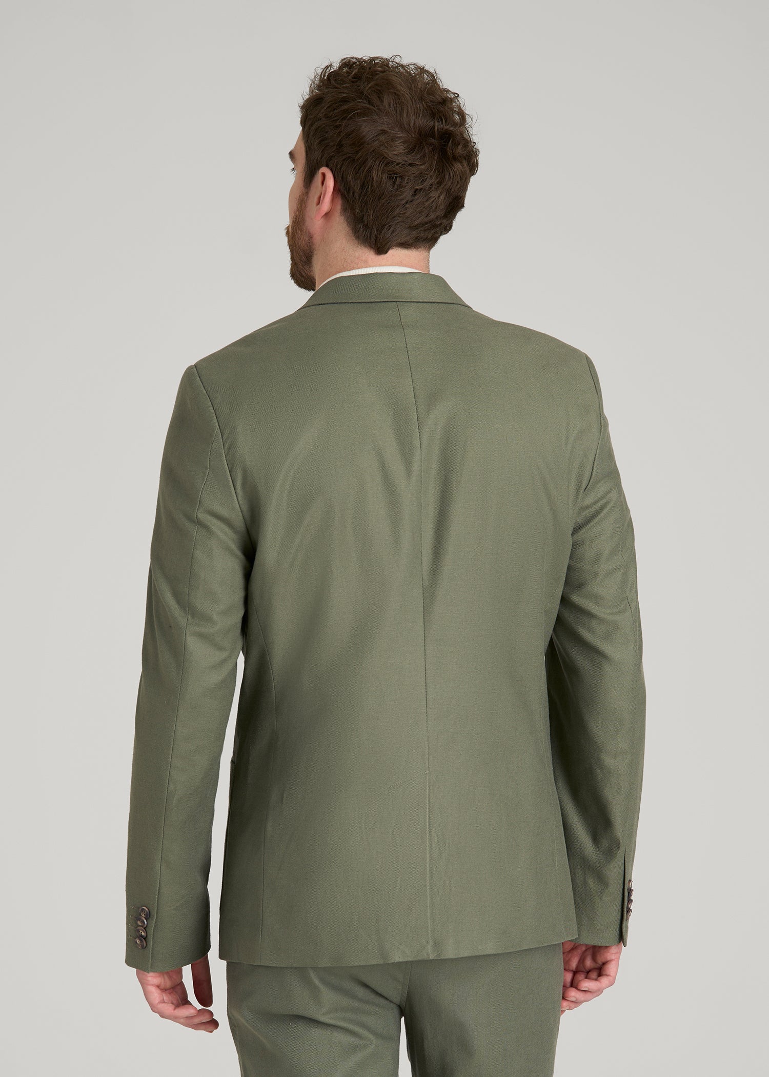 Tall Men's Linen Blend Blazer | Tailored Fit