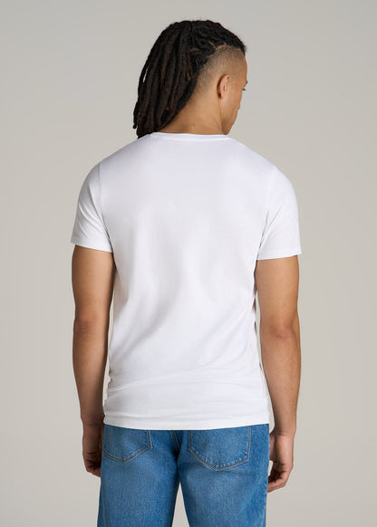 The Essential MODERN-FIT V-Neck Tee for Tall Men in White