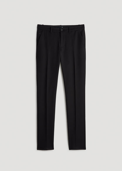 TAPERED-FIT Stretch Dress Pants for Tall Men in Black