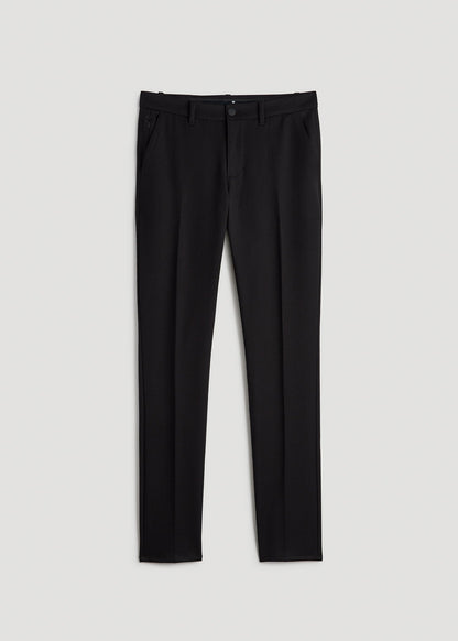 TAPERED-FIT Stretch Dress Pants for Tall Men in Black 38 / 40 / Black TAPERED-FIT Stretch Dress Pants for Tall Men in Black 38 / 40 / Black