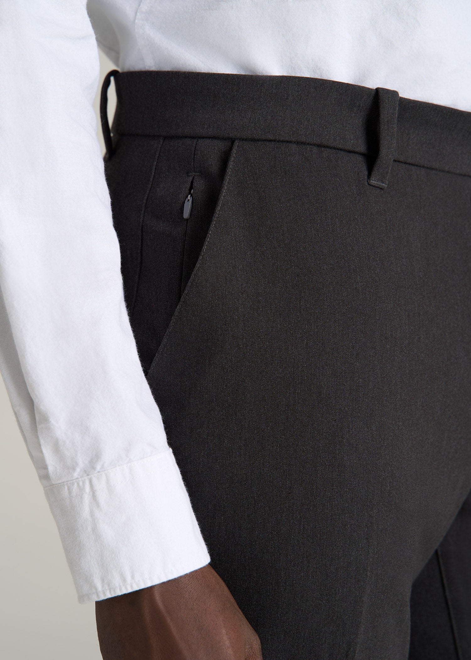 Men's dress pant INC grey slim fit size 34x32 polyester/rayon mix | eBay