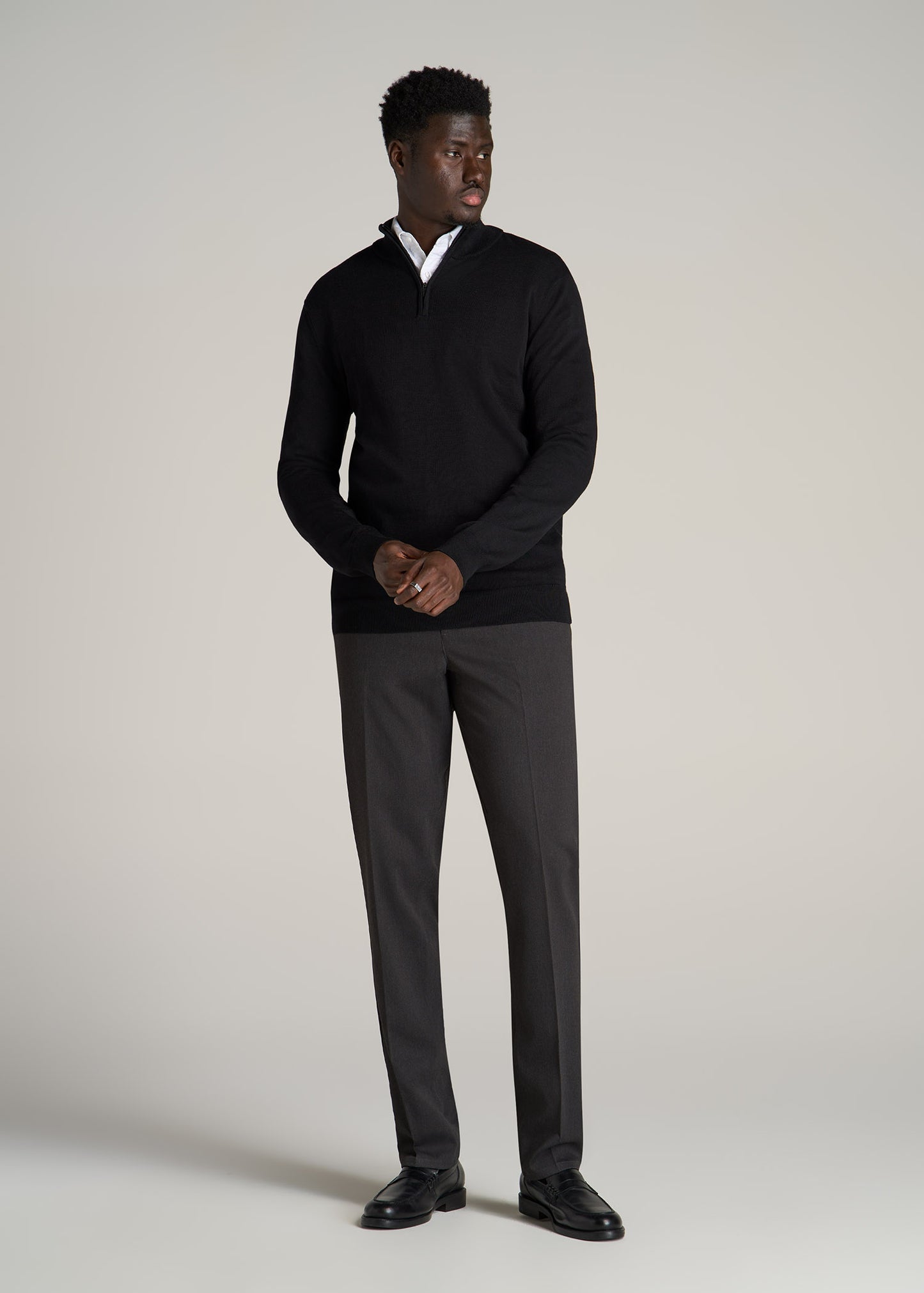 Black Plain Pants Fabric– Men's Dress Pants Fabrics