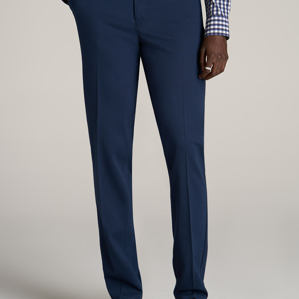 princess polly baby blue dress Tapered-Fit Stretch Dress Pants for Tall Men in Marine Navy 34 / 36 / Marine Navy