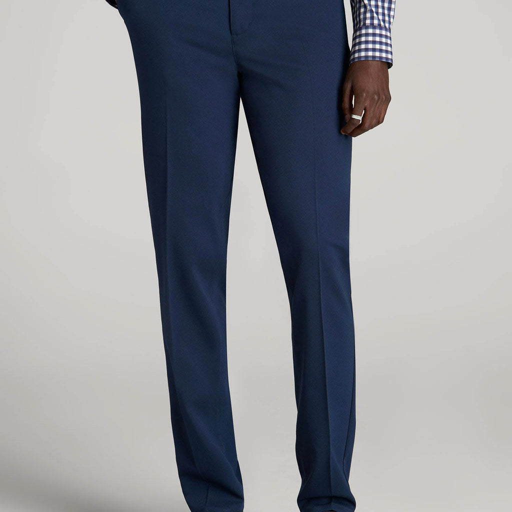 TAPERED-FIT Stretch Dress Pants for Tall Men in Marine Navy 38 / 38 / Marine Navy TAPERED-FIT Stretch Dress Pants for Tall Men in Marine Navy 38 / 38 / Marine Navy