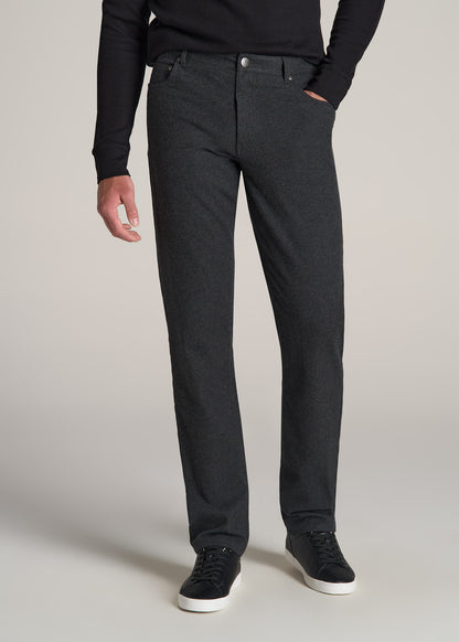 American-Tall-Men-Stretch-Flannel-5-Pocket-Pant-Storm-Grey-Mix-front