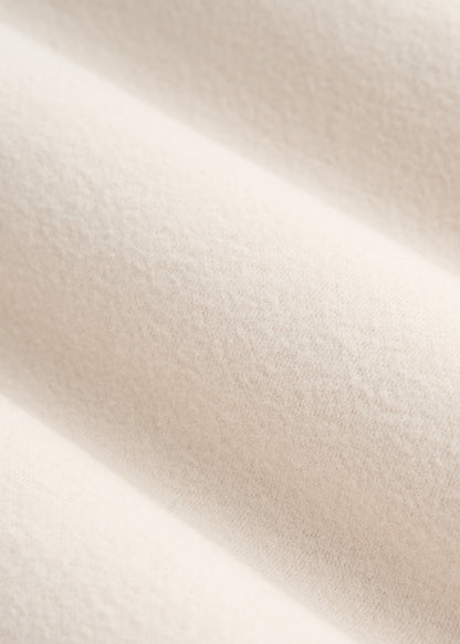 Stretch Flannel Button Shirt for Tall Men in Soft Beige