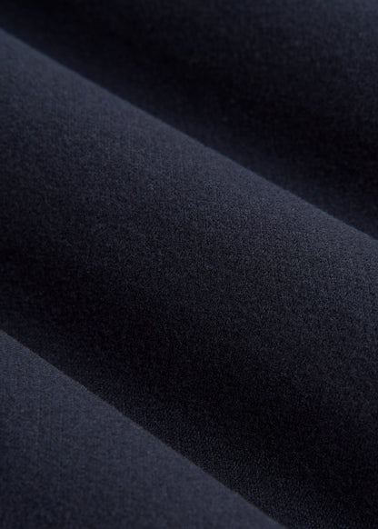 Stretch Flannel Button Shirt for Tall Men in True Navy