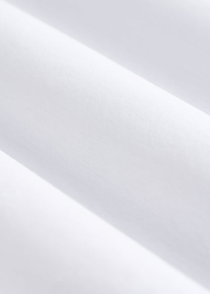 Stretch Jersey Dress Shirt for Tall Men in Optic White