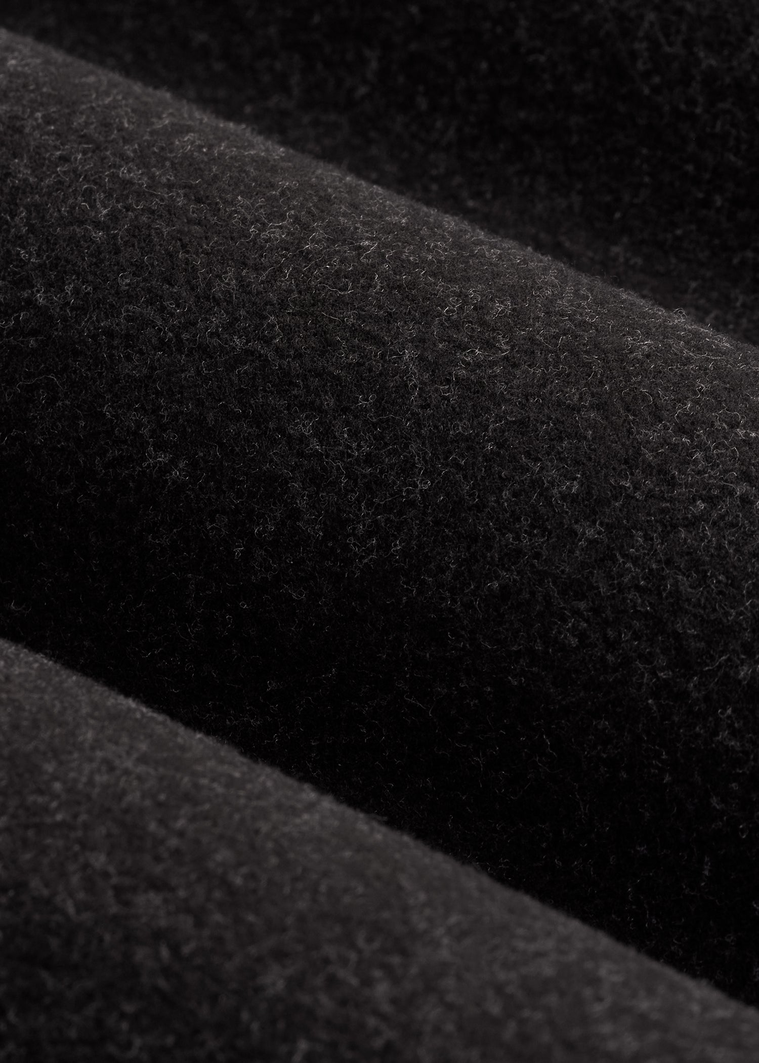 Stretch Knit Overshirt for Tall Men in Black