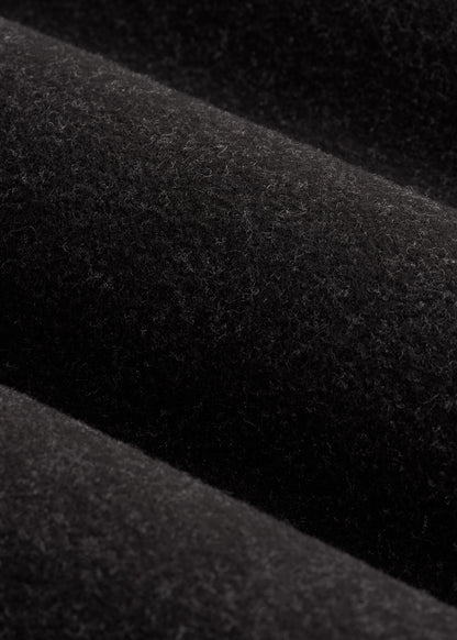 Stretch Knit Overshirt for Tall Men in Black