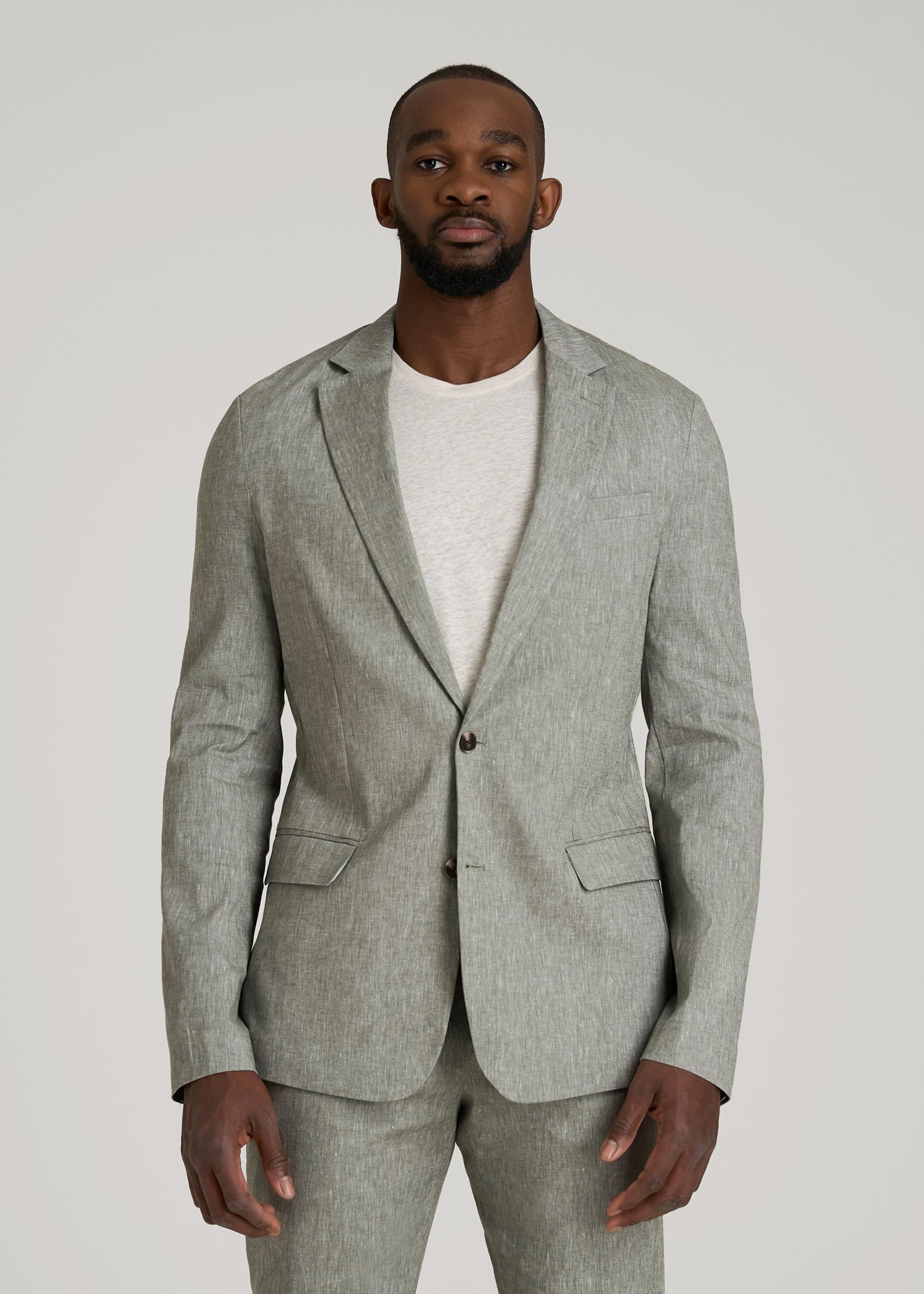 メンズウェア MARK & LONA We'll be Stretch Blazer Stretch Linen Blazer for Tall Men | American Tall