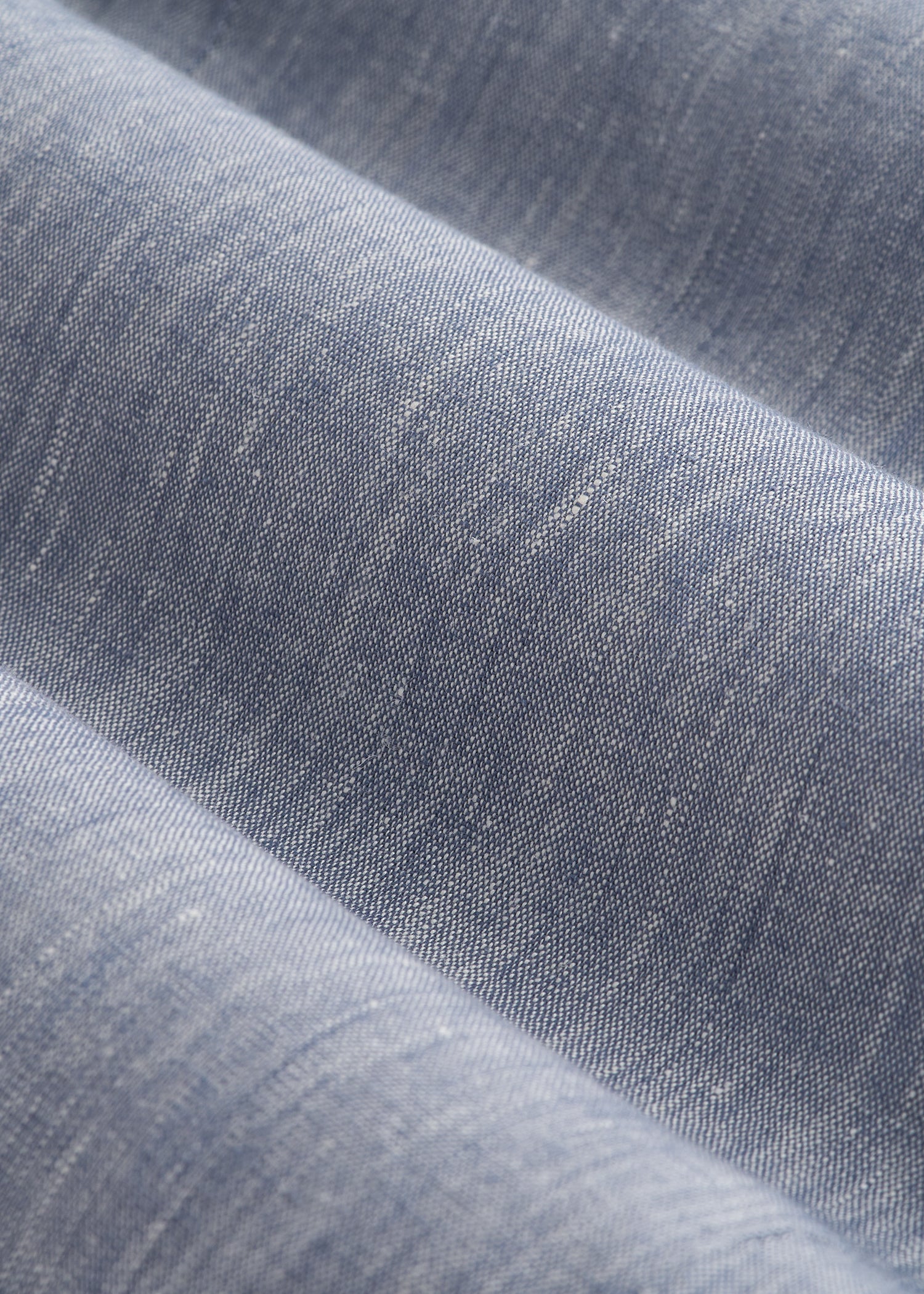 Stretch Linen Blazer for Tall Men in Navy Linen