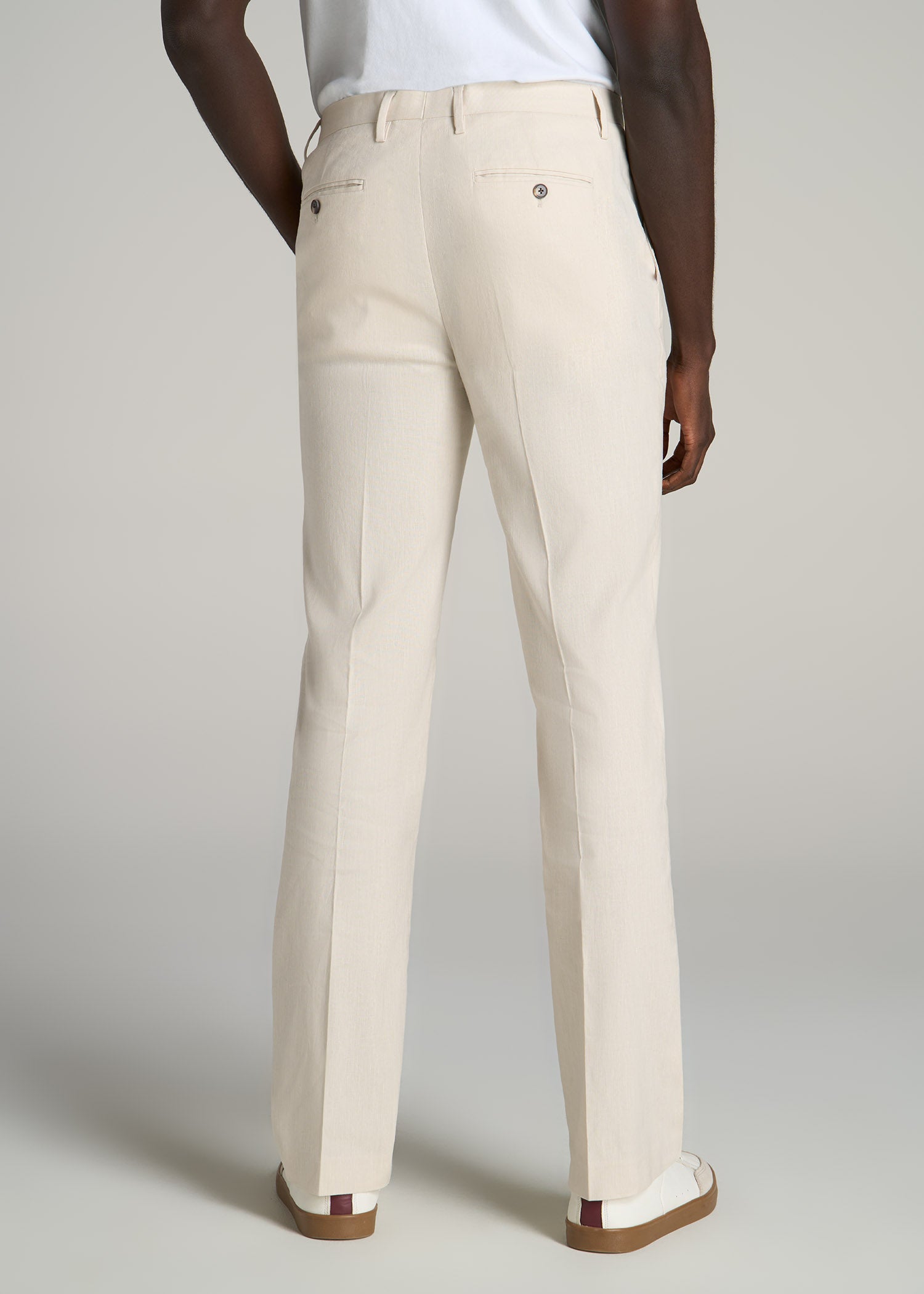 Stretch Linen Dress Pants for Tall Men | American Tall