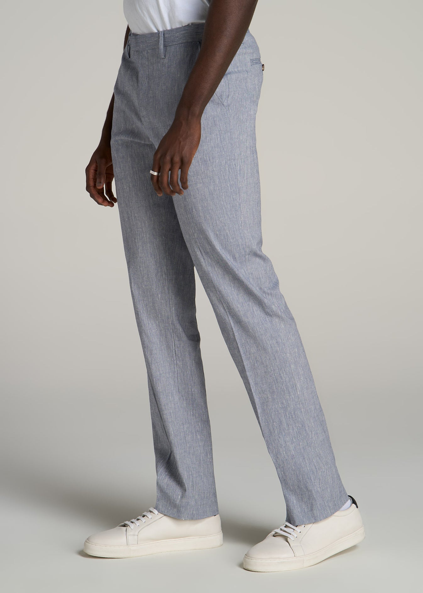 Stretch Linen Dress Pants for Tall Men | American Tall