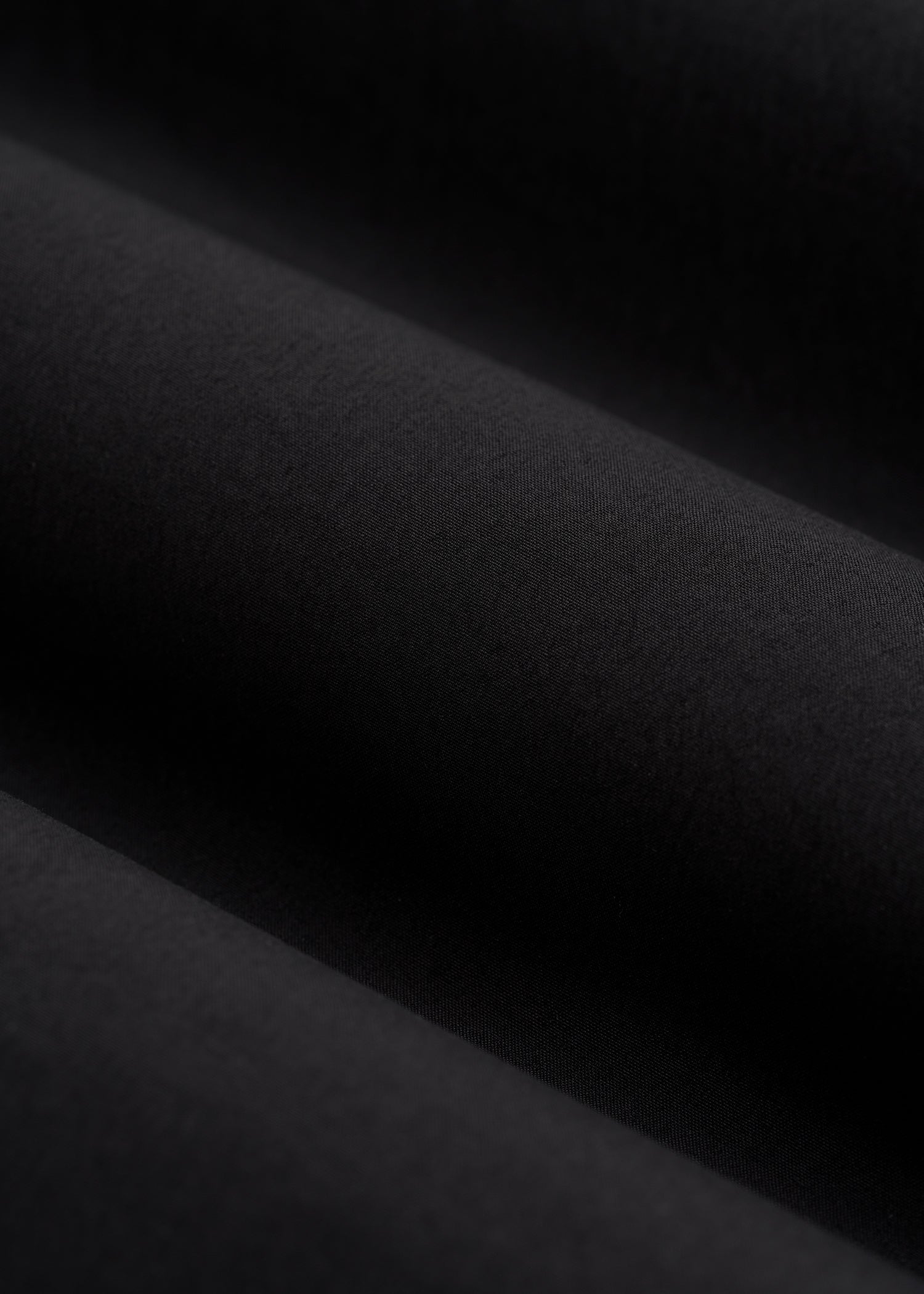 Stretch Swim Shorts for Tall Men in Deep Black