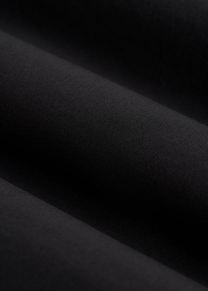 Stretch Swim Shorts for Tall Men in Deep Black