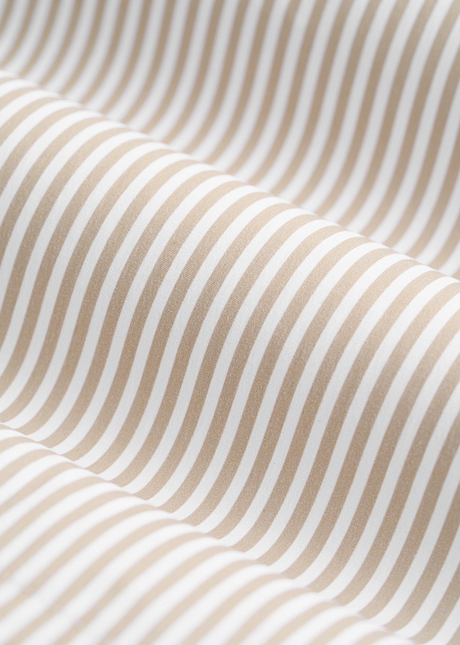 Stretch Swim Shorts for Tall Men in White and Oatmeal Stripe