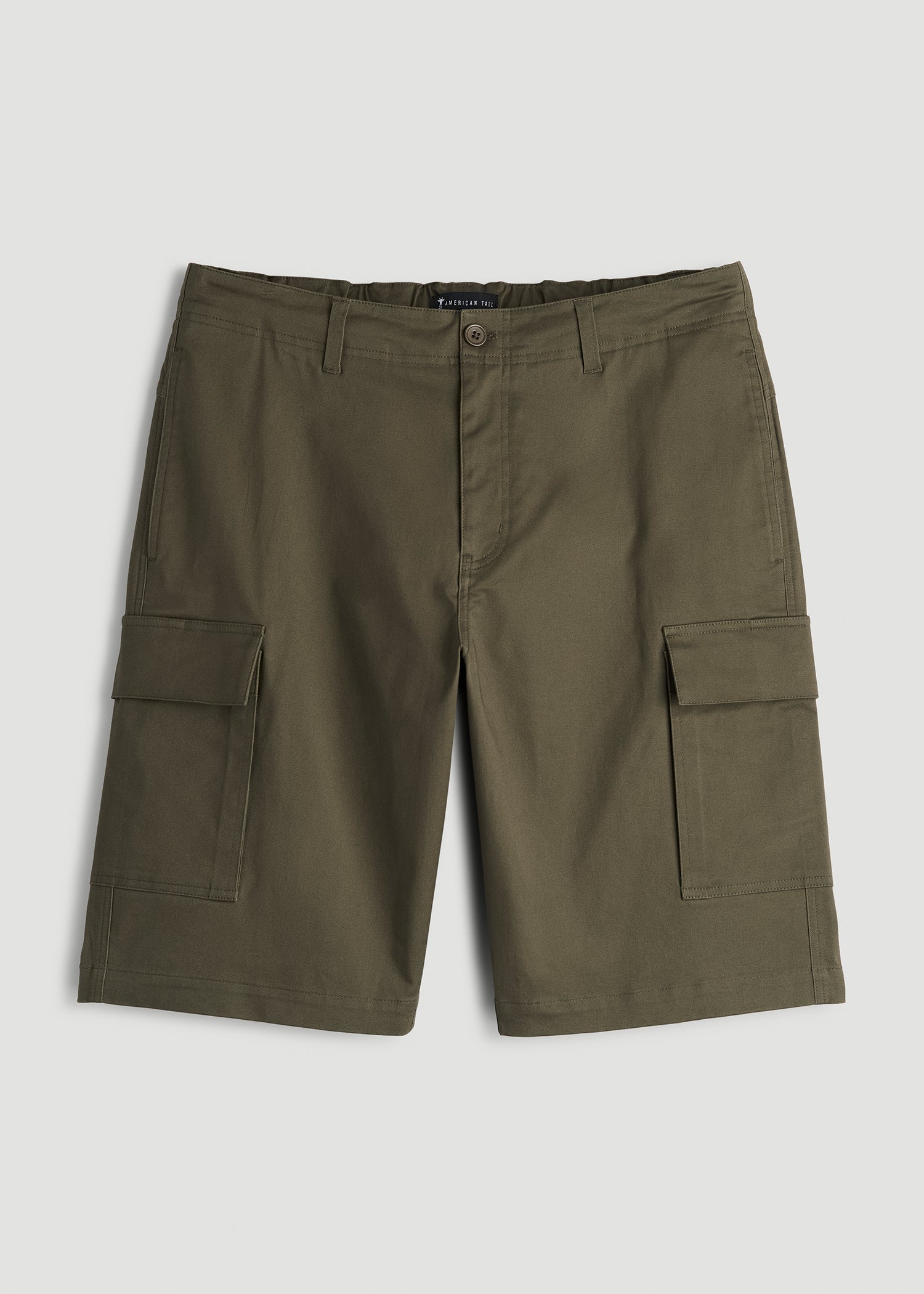 Stretch Twill Cargo Shorts for Tall Men | American Tall