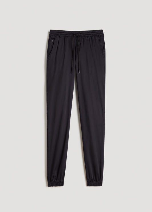Stretch Twill Tall Men's Jogger Pants in Charcoal Rinse
