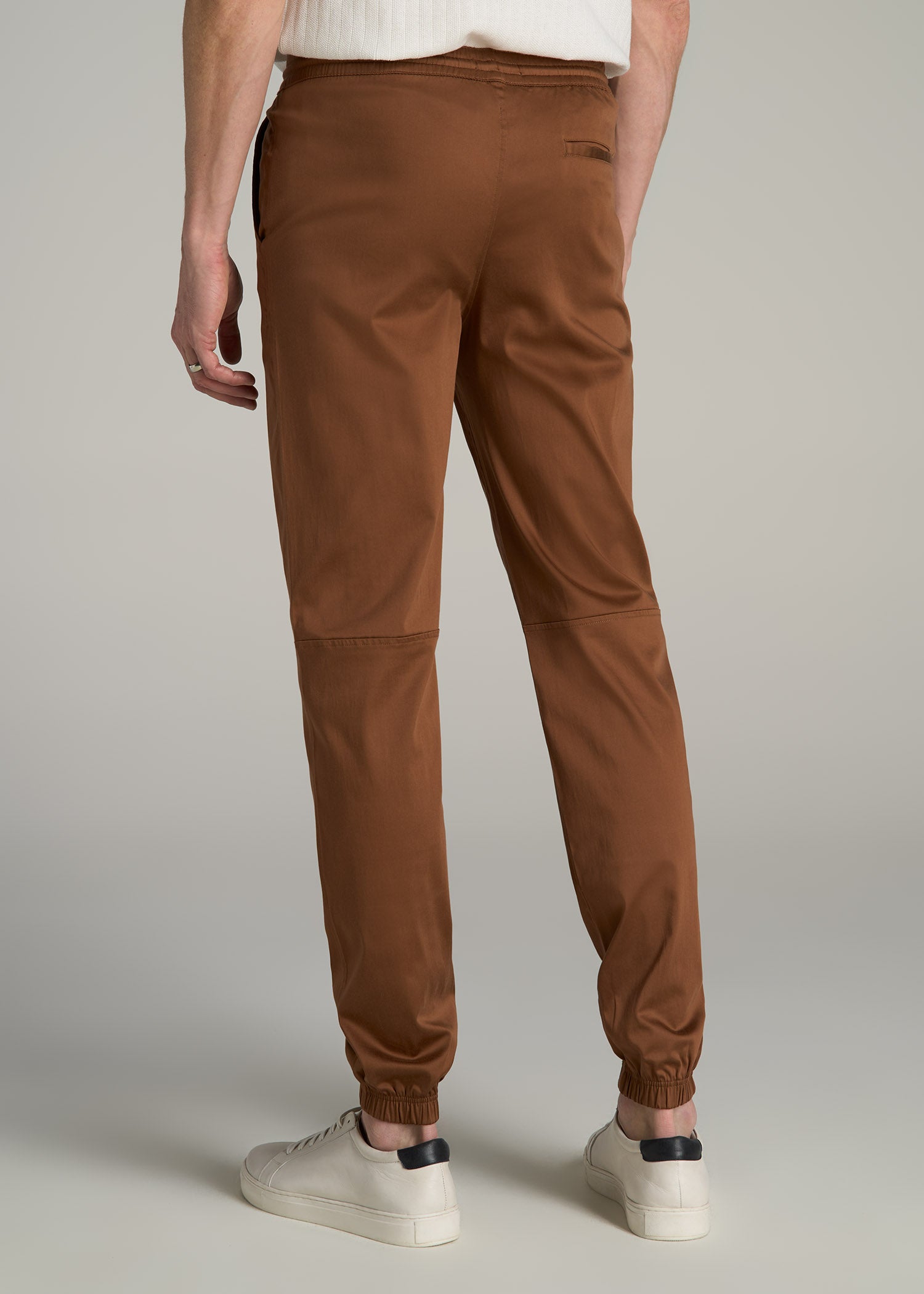 Stretch Twill Jogger Pants for Tall Men in Nutshell