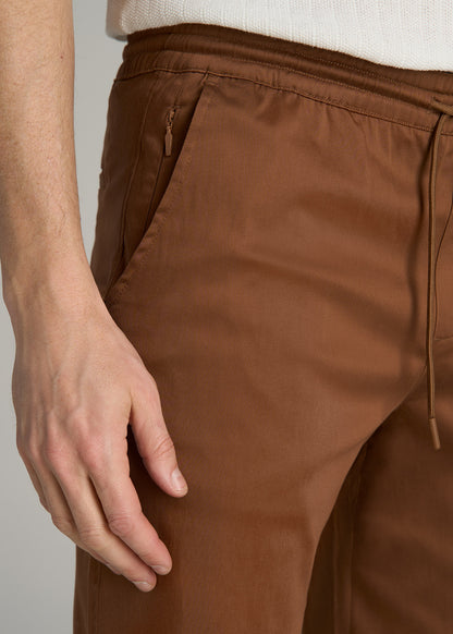 Stretch Twill Jogger Pants for Tall Men in Nutshell