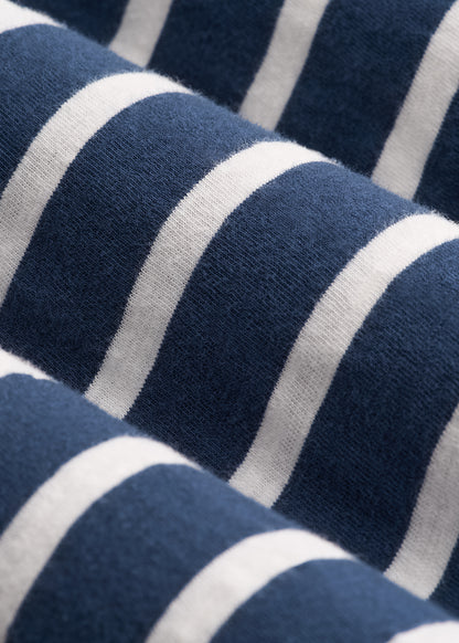 REGULAR-FIT Striped Tee for Tall Men in Navy And White