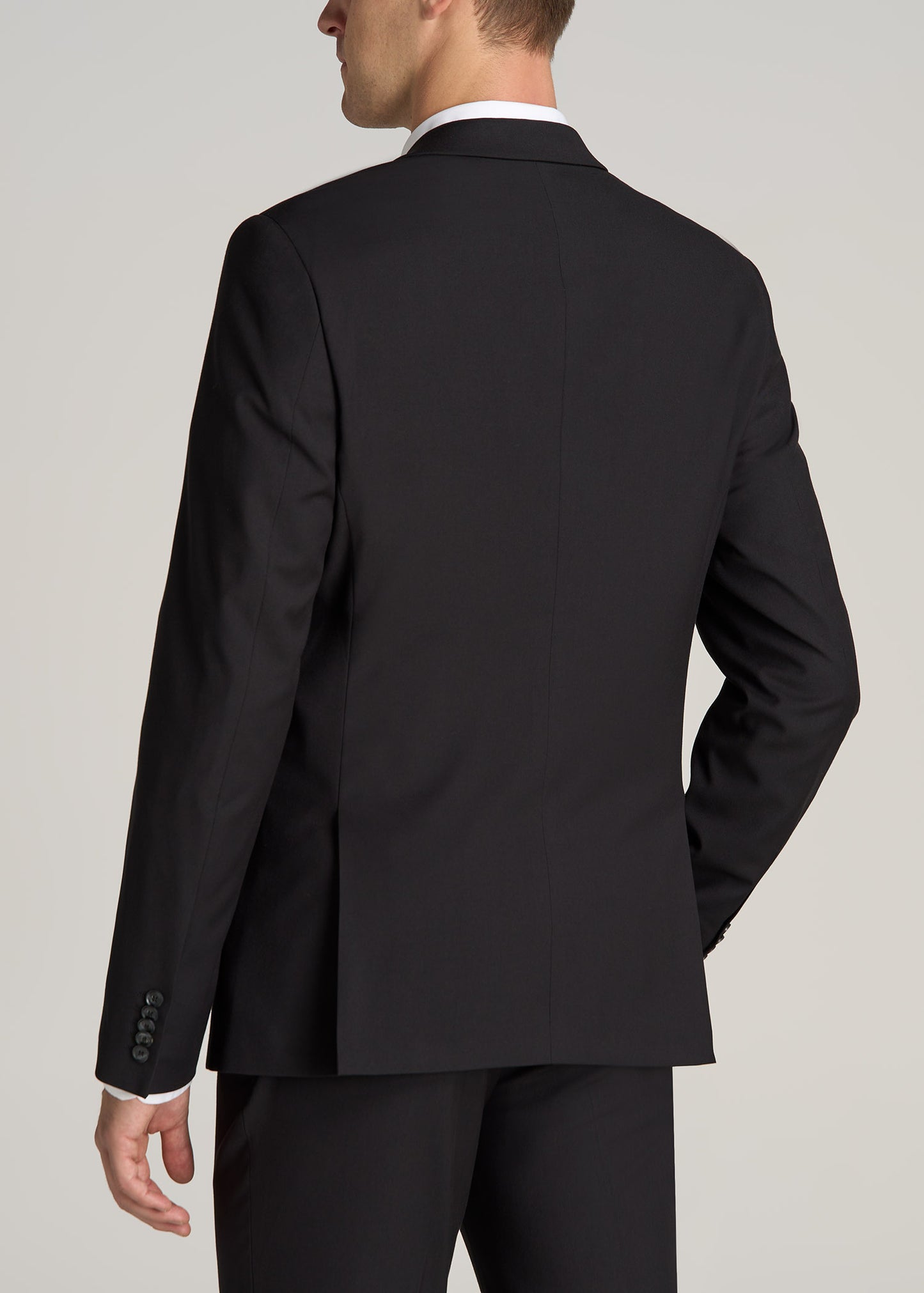 Suit Jacket for Tall Men in Black