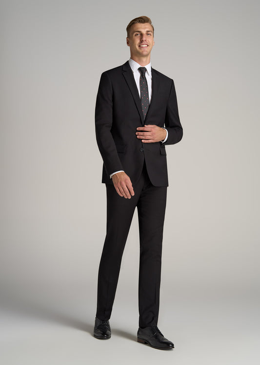 Suit Jacket for Tall Men in Black