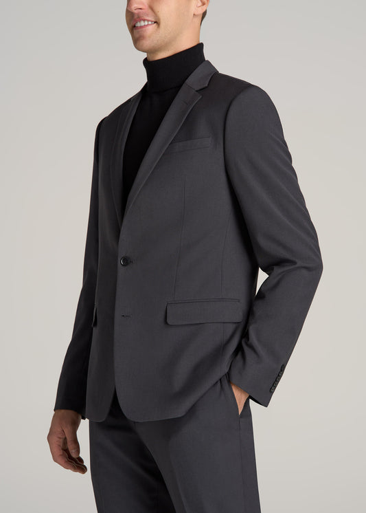 Suit Jacket for Tall Men in Mid Grey