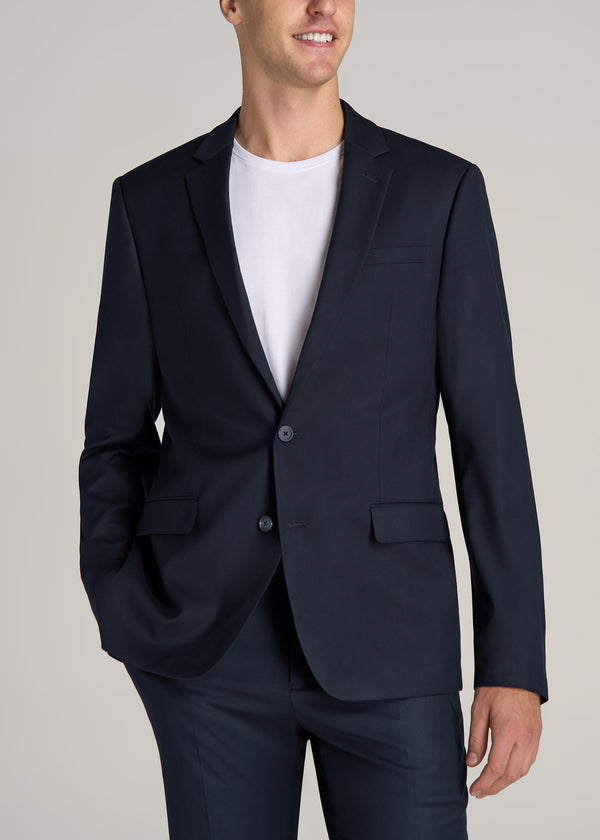 Tall Men's Suit Jacket in True Navy | American Tall