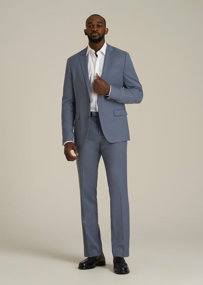 Suit Jacket for Tall Men in Blue Slate