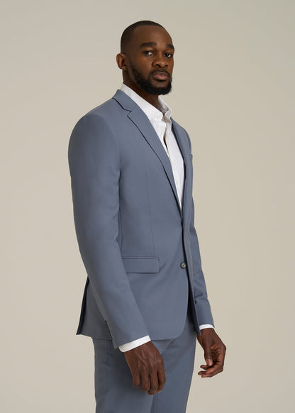 Suit Jacket for Tall Men in Blue Slate