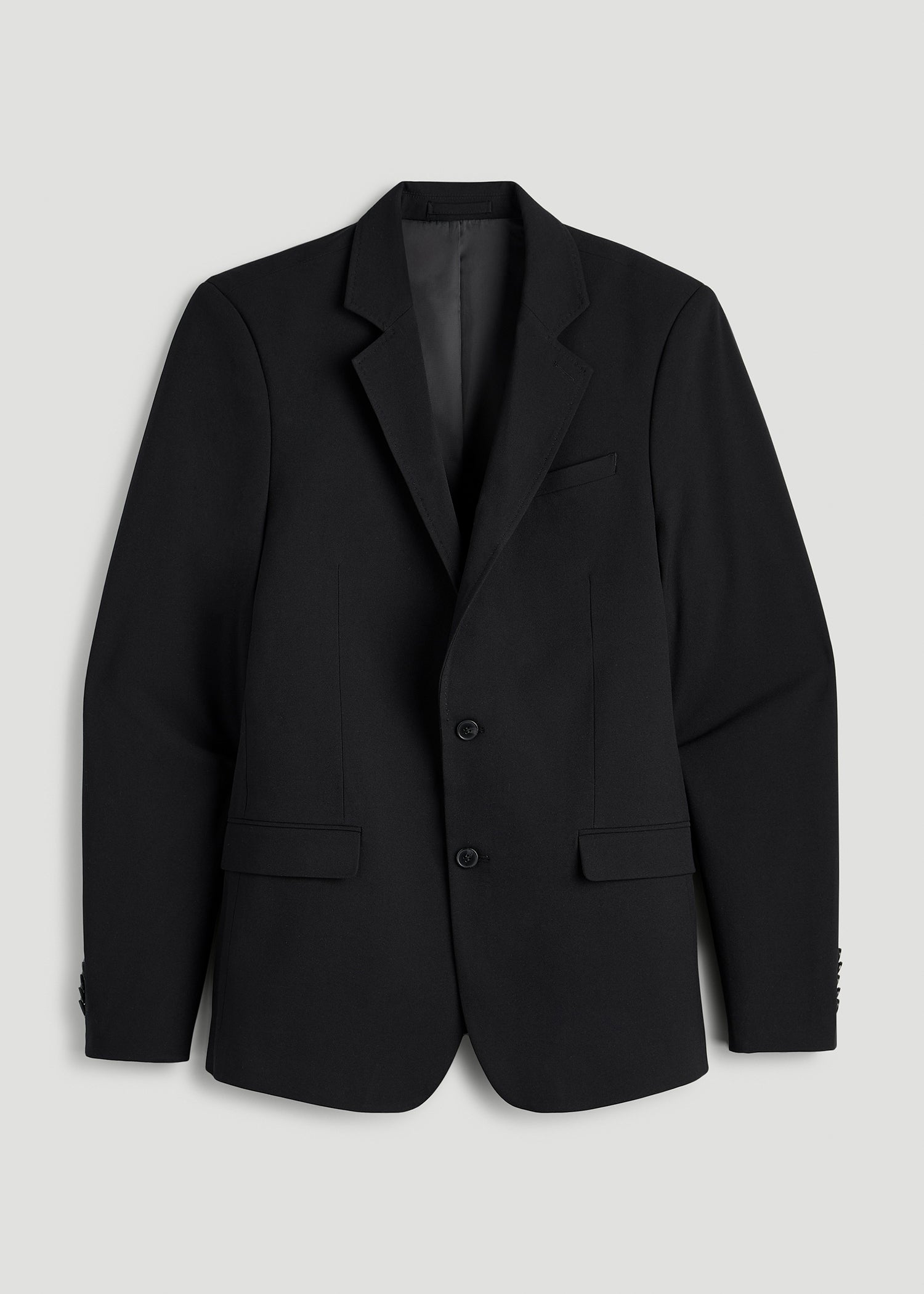 Suit Separates Jacket for Tall Men in Deep Black