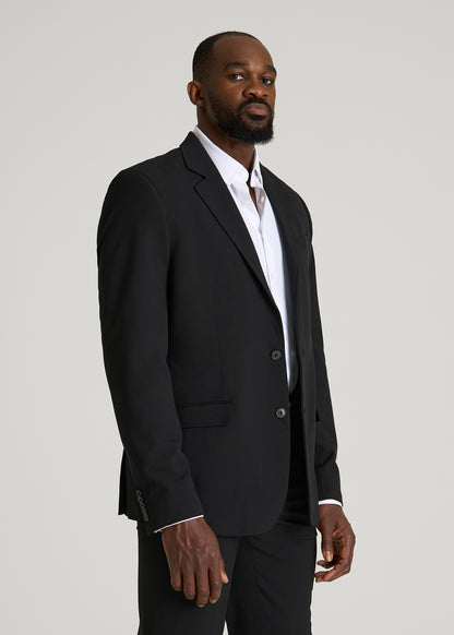 Suit Separates Jacket for Tall Men in Deep Black