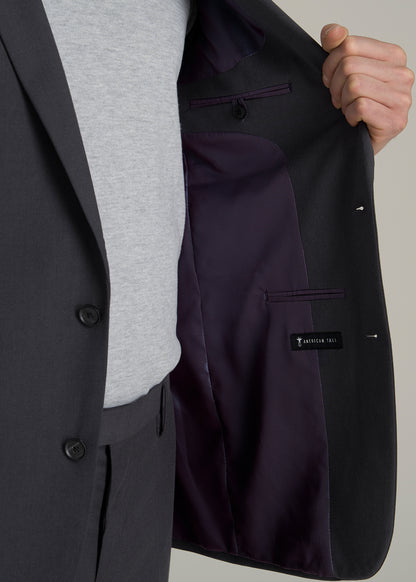 Suit Jacket for Tall Men in Mid Grey