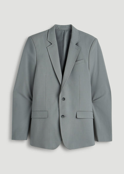 Suit Separates Jacket for Tall Men in Stark Grey