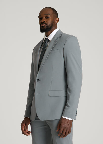Suit Separates Jacket for Tall Men in Stark Grey