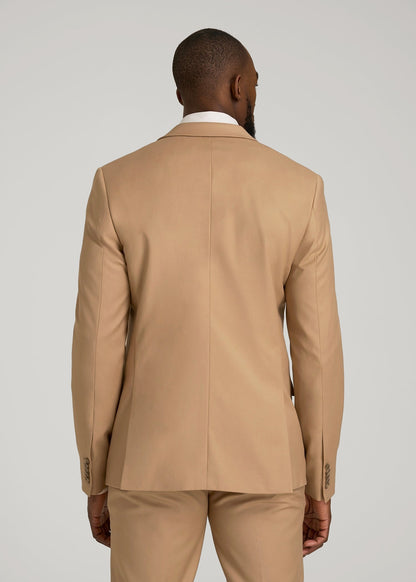 Suit Jacket for Tall Men in Tannin