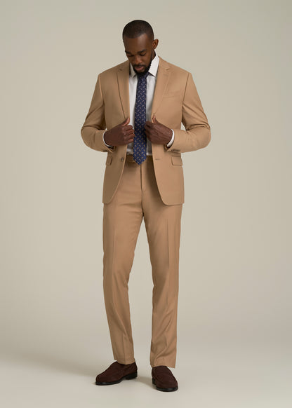 Suit Jacket for Tall Men in Tannin