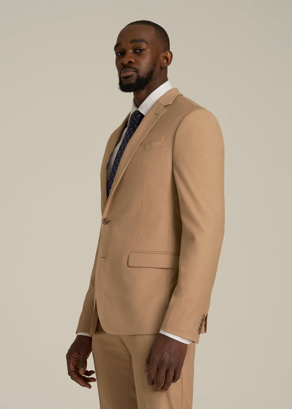 Suit Jacket for Tall Men in Tannin