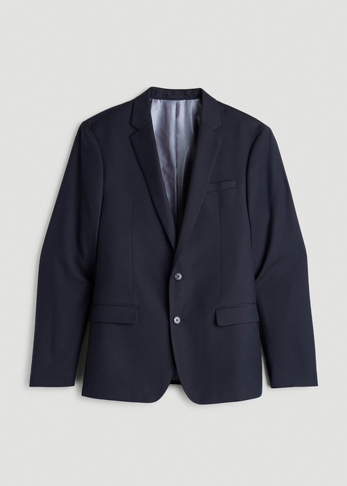 Suit Jacket for Tall Men in True Navy