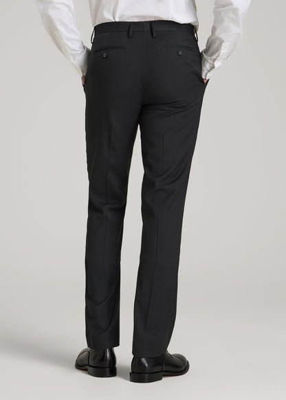 black dress trousers mens Suit Trousers for Tall Men in Black 42 / 40 / Black